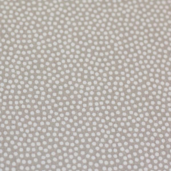 Baumwolle Dotty Camel/Weiß by Swafing